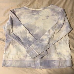 Purple tie die long sleeve